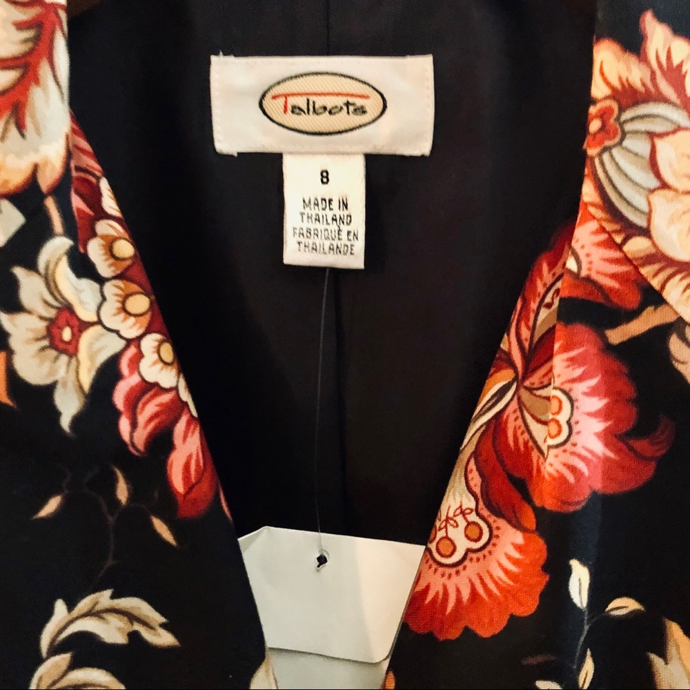 SALE!!! Talbots Women’s Floral Blazer - Picture 5 of 8